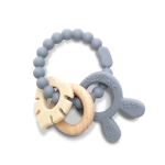 Silicone and Beech Teether RABIT